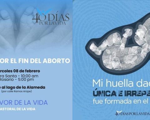 Feligreses oran por el fin del aborto en Saltillo