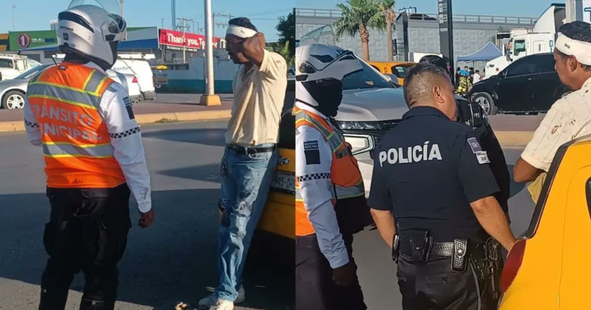 Pelea taxistas Torreón