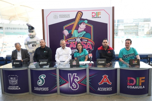 Se realizará un juego con causa de los clubes Saraperos de Saltillo y Acereros de Monclova.