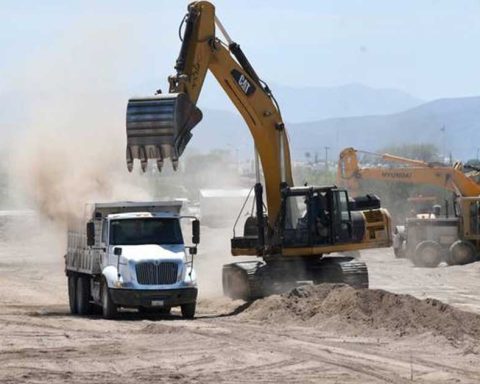 La construcción empezó esta semana.