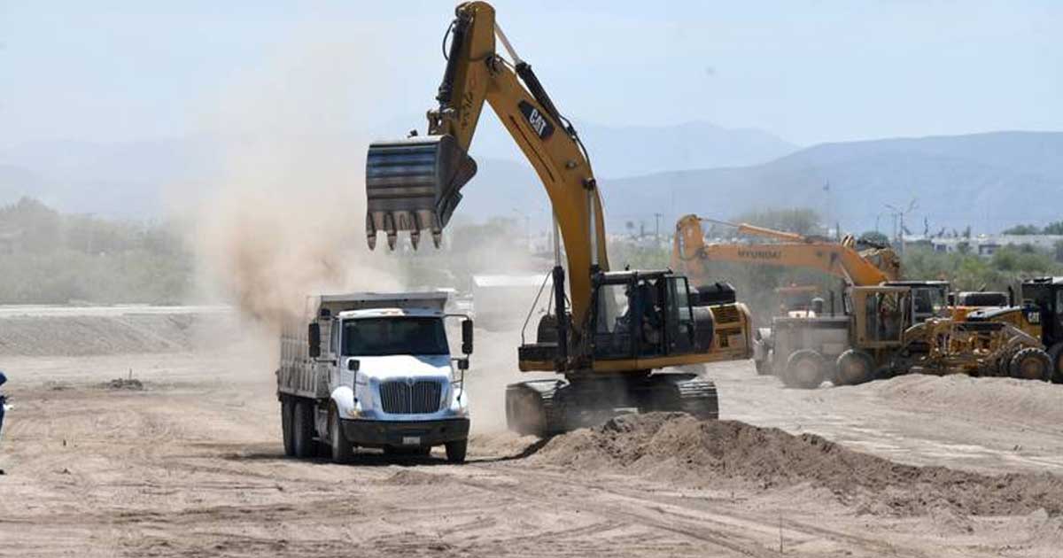 La construcción empezó esta semana.