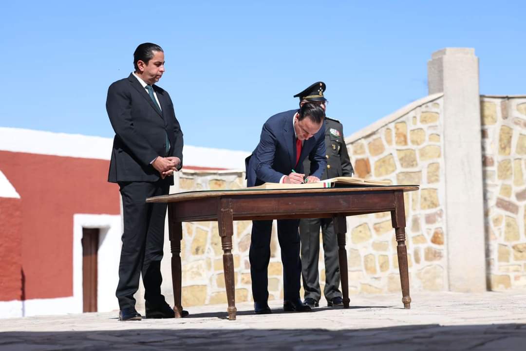 El Gobernador Manolo Jiménez Salinas encabezó la ceremonia en la que se conmemoró el 111 Aniversario de la Firma del Plan de Guadalupe.