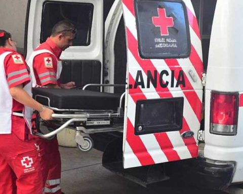 La Cruz Roja atendió a la joven mujer que dio a luz.