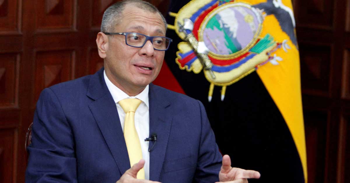 El ex vicepresidente de Ecuador fue detenido en un asalto a la embajada de México.