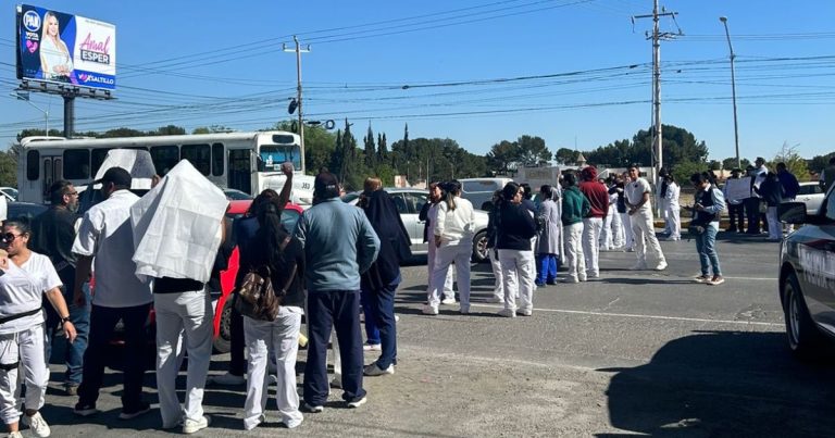 Bloqueo de venidas por parte del sector salud.