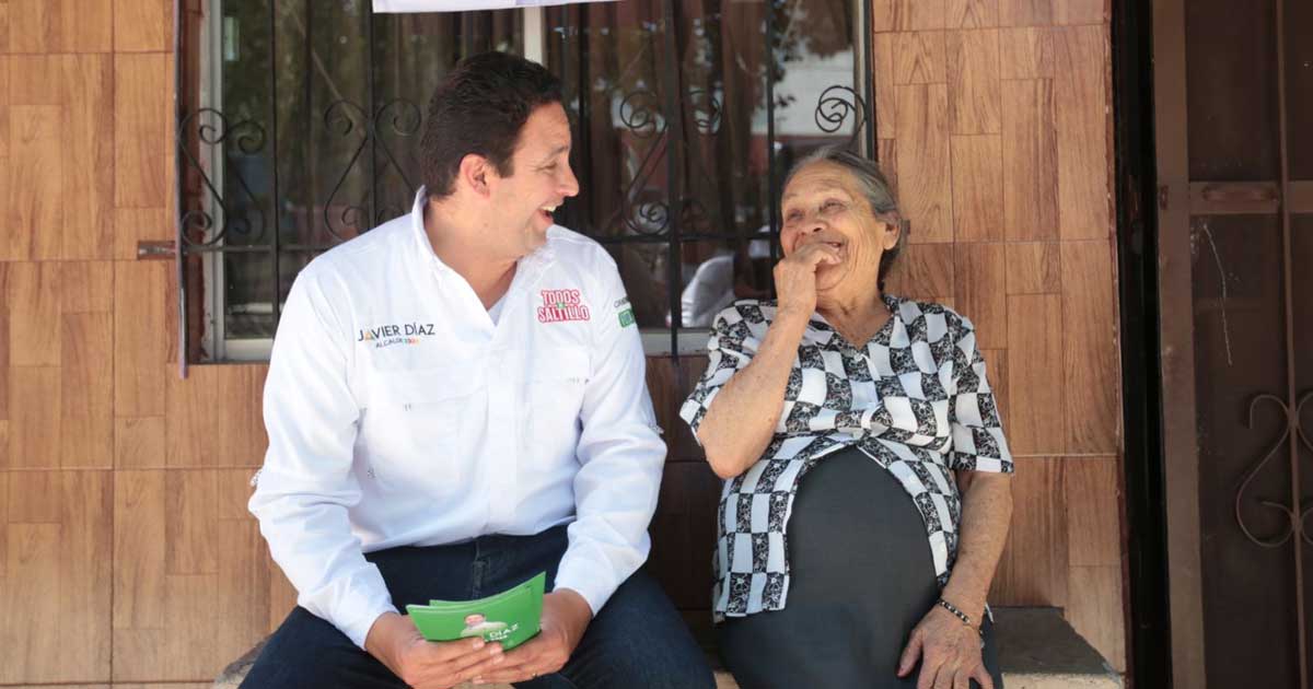 Javier Díaz, candidato a alcalde de Saltillo.