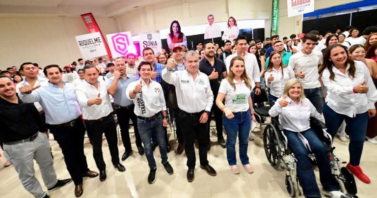 Miguel Riquelme y María Bárbara Cepeda, candidatos al Senado.