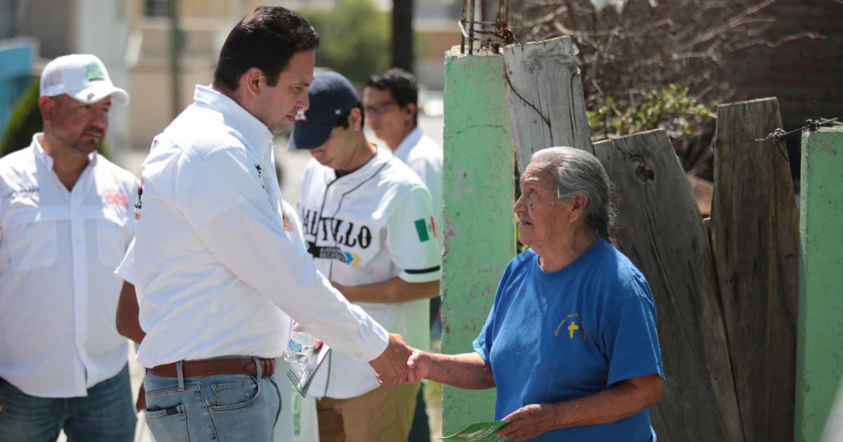 Javier Díaz, candidato a alcalde de Saltillo.