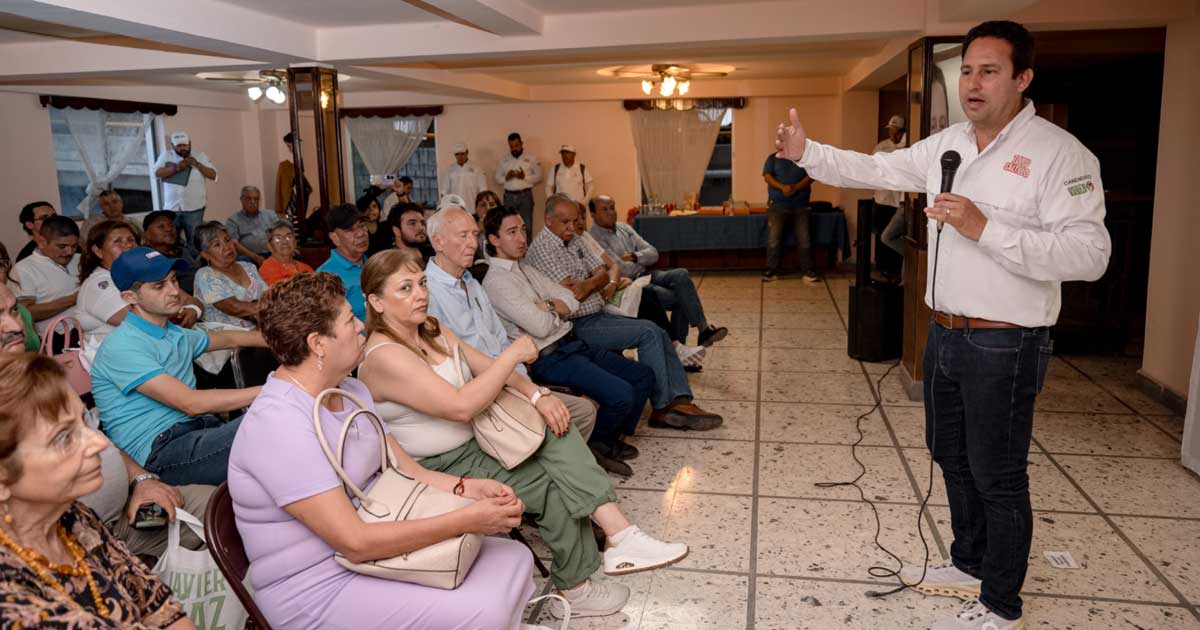 Javier Díaz, candidato a alcalde de Saltillo.