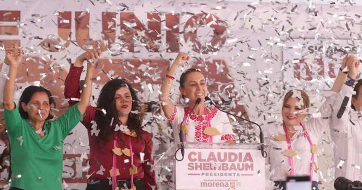 Claudia Sheinbaum, candidata a la presidencia.