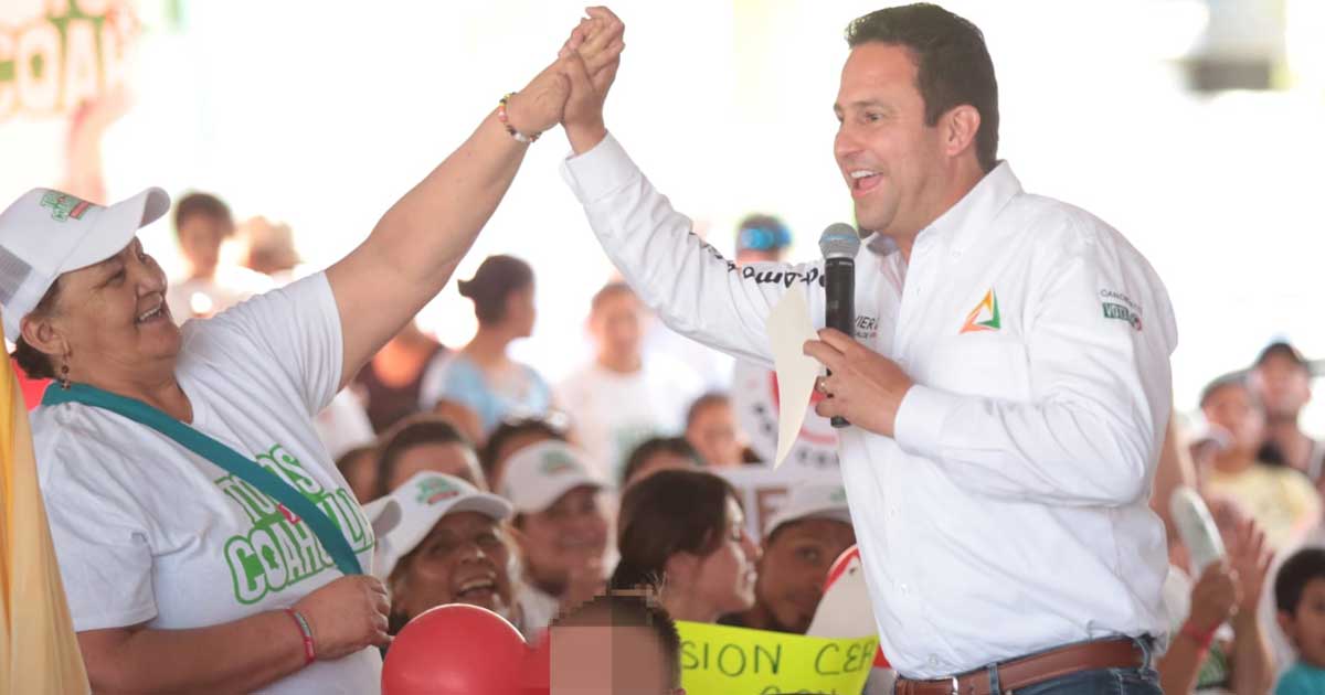 Javier Díaz, candidato a la alcaldía de Saltillo.