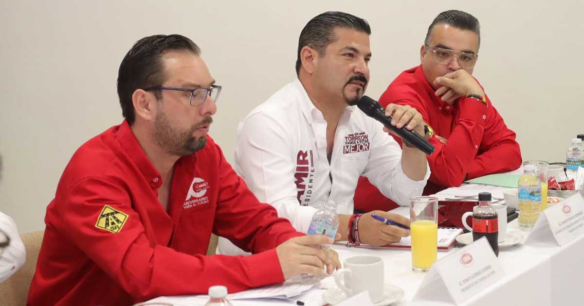 Shamir Fernández, candidato de Morena a la alcaldía de Torreón.