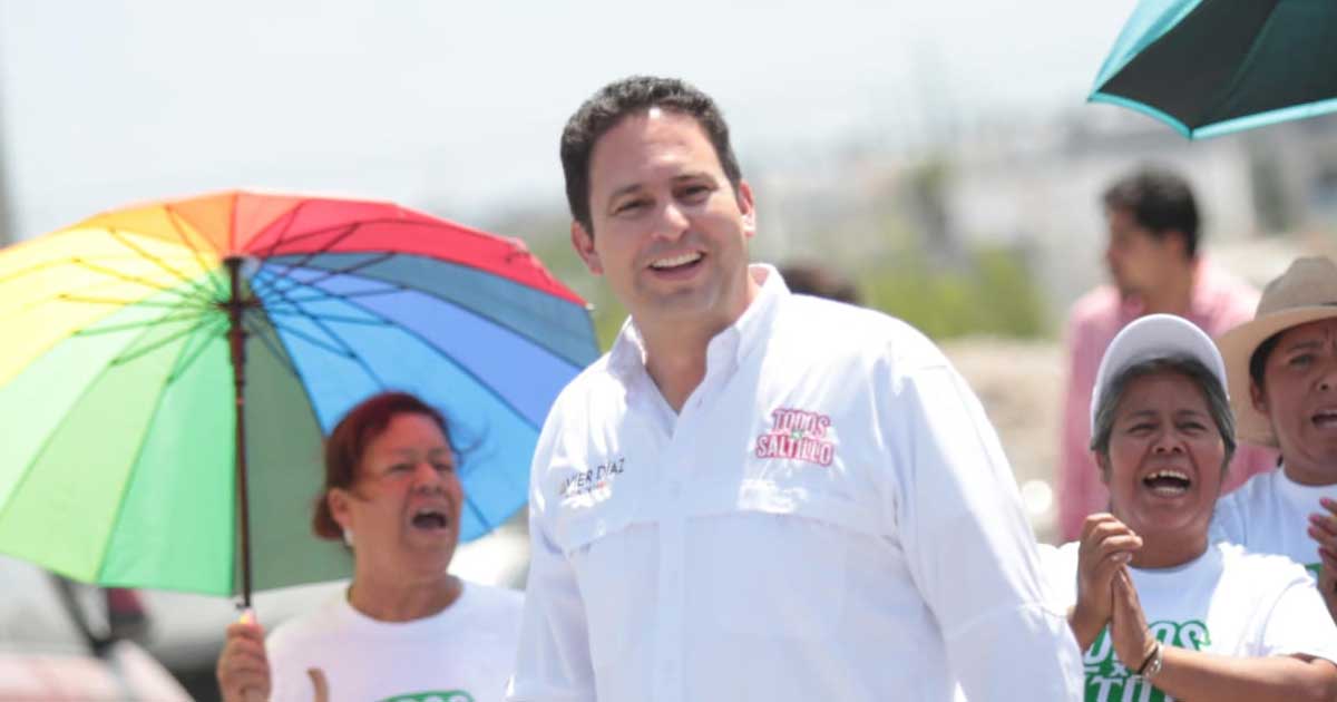 Javier Díaz, candidato a la alcaldía de Saltillo.