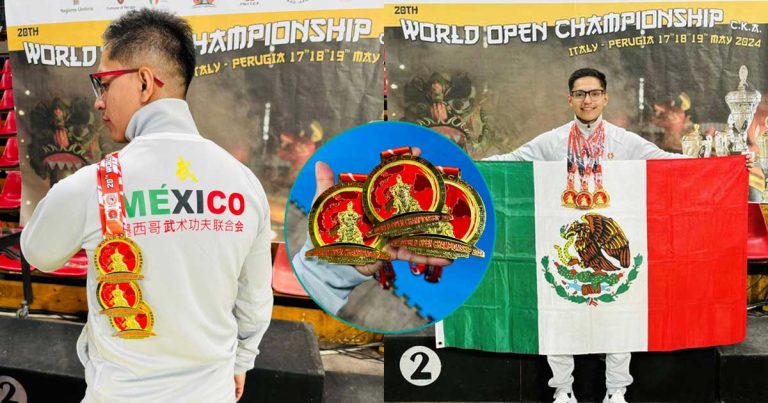 Marcos López, campeón de Wushu