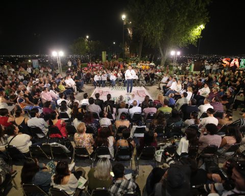 El candidato Javier Díaz