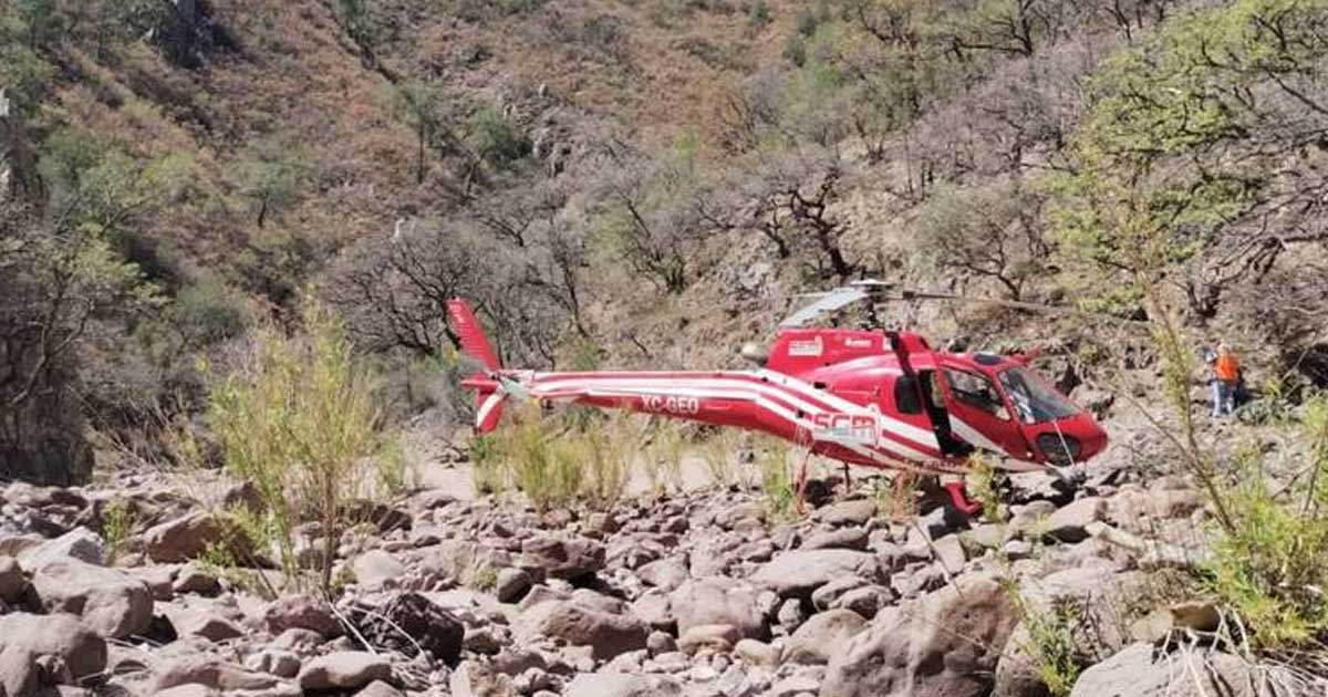 Helicóptero en Durango