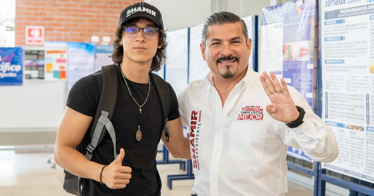 Shamir Fernández, candidato a alcalde de Torreón.