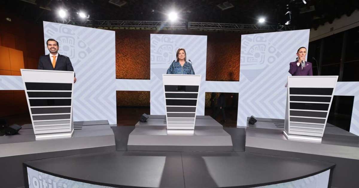 Tercer debate a la presidencia 2024