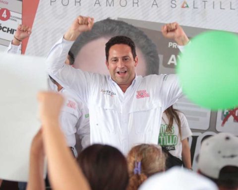 Javier Díaz, candidato a la alcaldía de Saltillo.