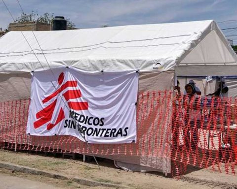 Médicos Sin Fronteras llegó a ayudar a migrantes.