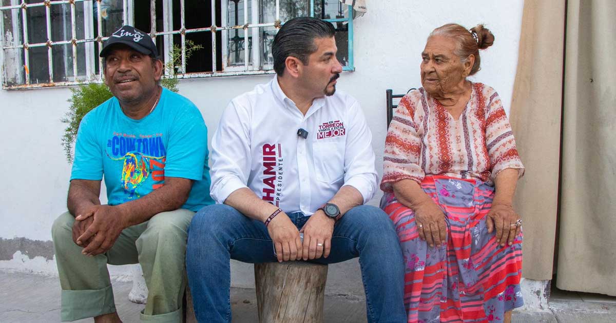 Shamir Fernández, candidato a la alcaldía de Torreón.