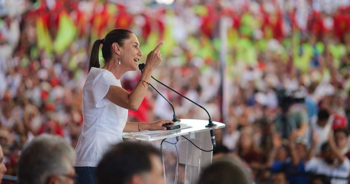 Foto: Claudia Sheinbaum en Saltillo