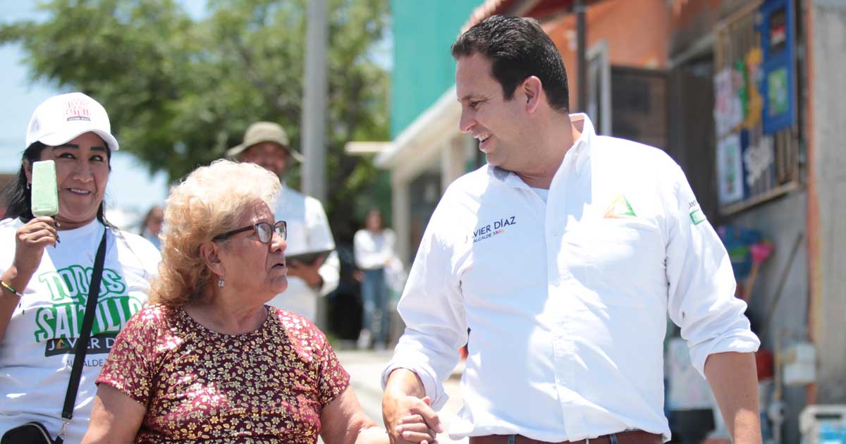 Javier Díaz, candidato a alcalde de Saltillo.