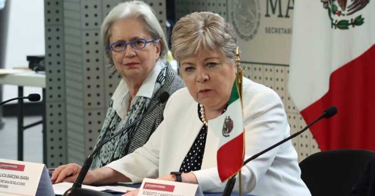 Alicia Bárcena, canciller de México.