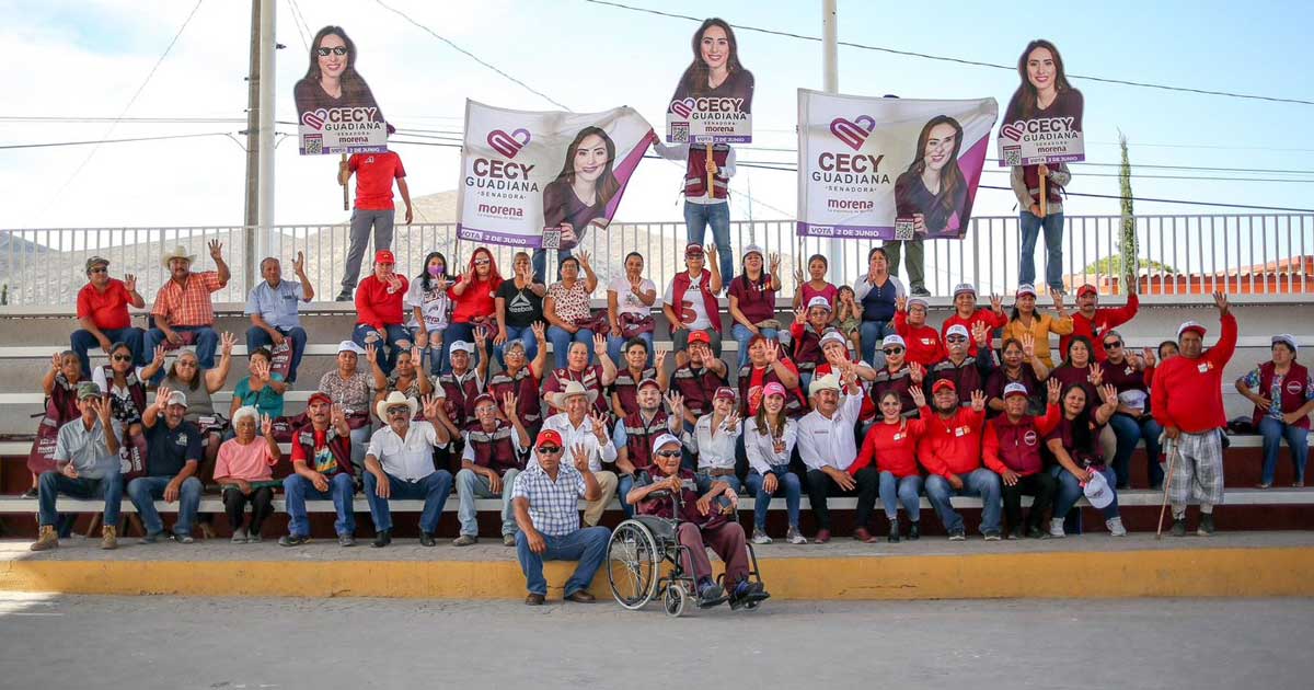 Cecilia Guadiana, candidata al Senado.