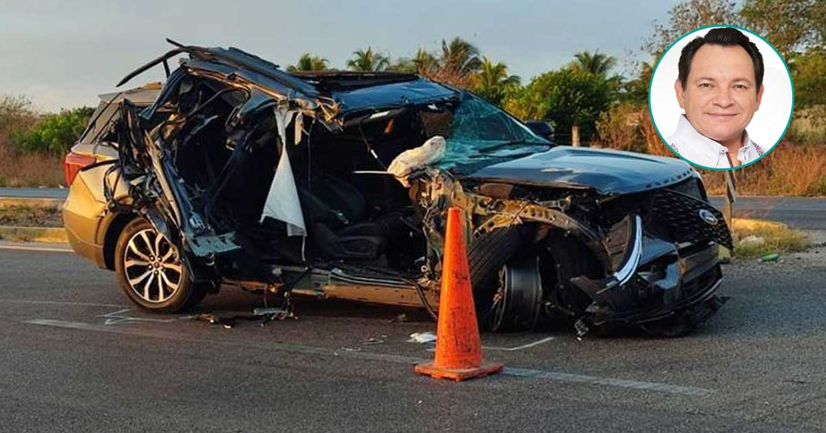 Accidente Huacho Díaz, candidato a gobernador de Yucatán