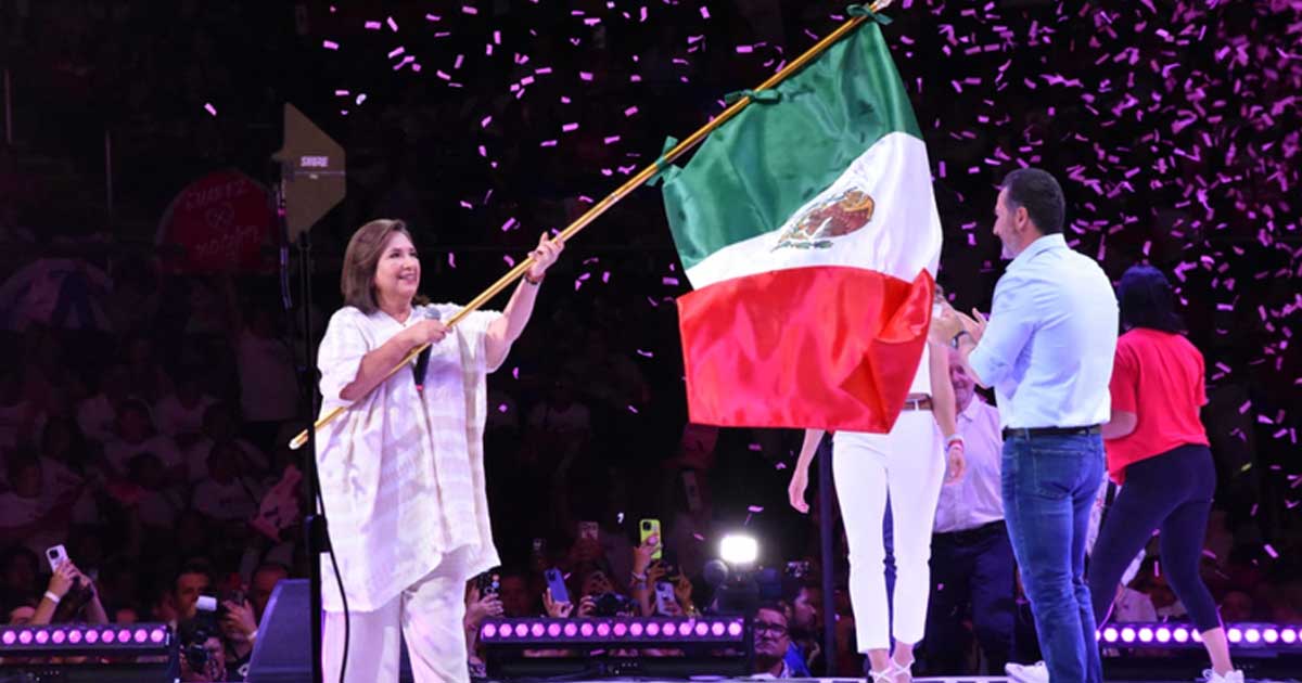 Xóchitl Gálvez, candidata a la presidencia.