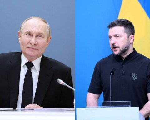 Presidentes de Rusia y de Ucrania