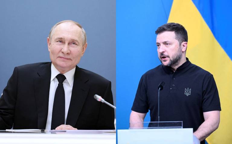 Presidentes de Rusia y de Ucrania