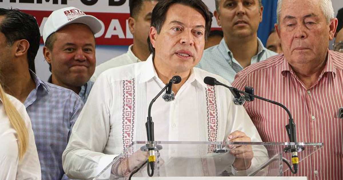 Mario Delgado, dirigente nacional de Morena.