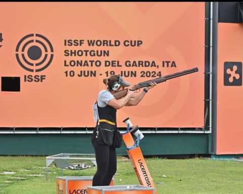 Gabriela Rodríguez en Copa del Mundo de tiro con escopeta