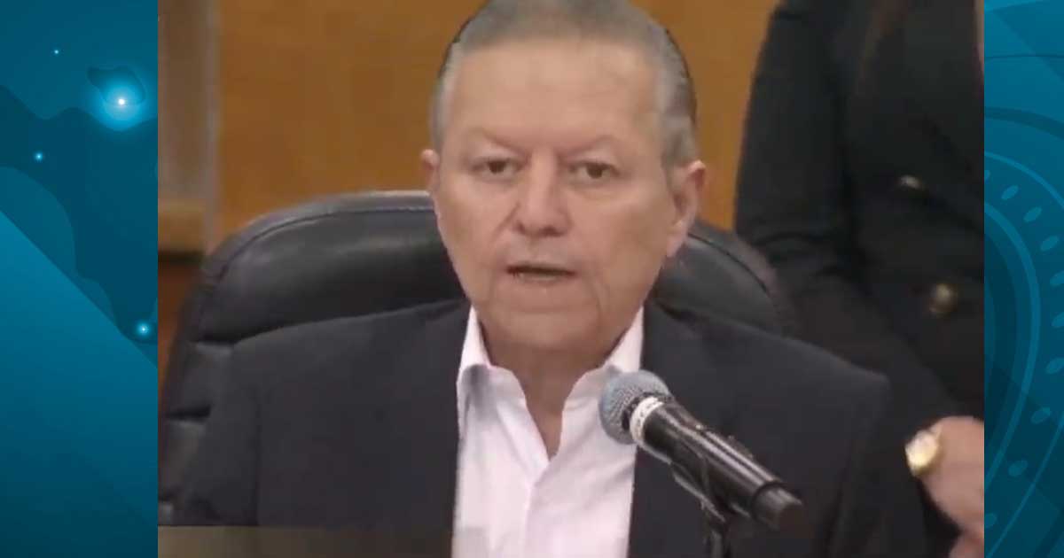 Arturo Zaldívar durante la discusión de la reforma judicial