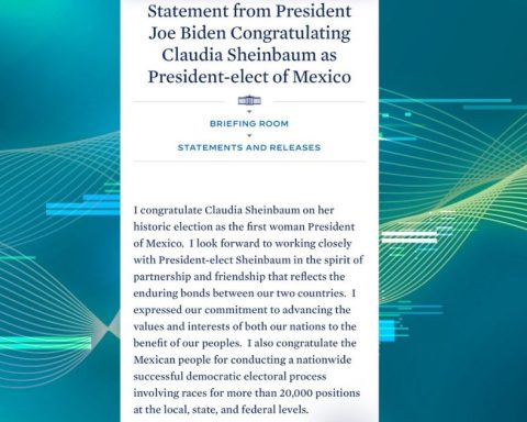 Biden felicita a Claudia Sheinbaum por convertirse en la primera mujer presidenta de México