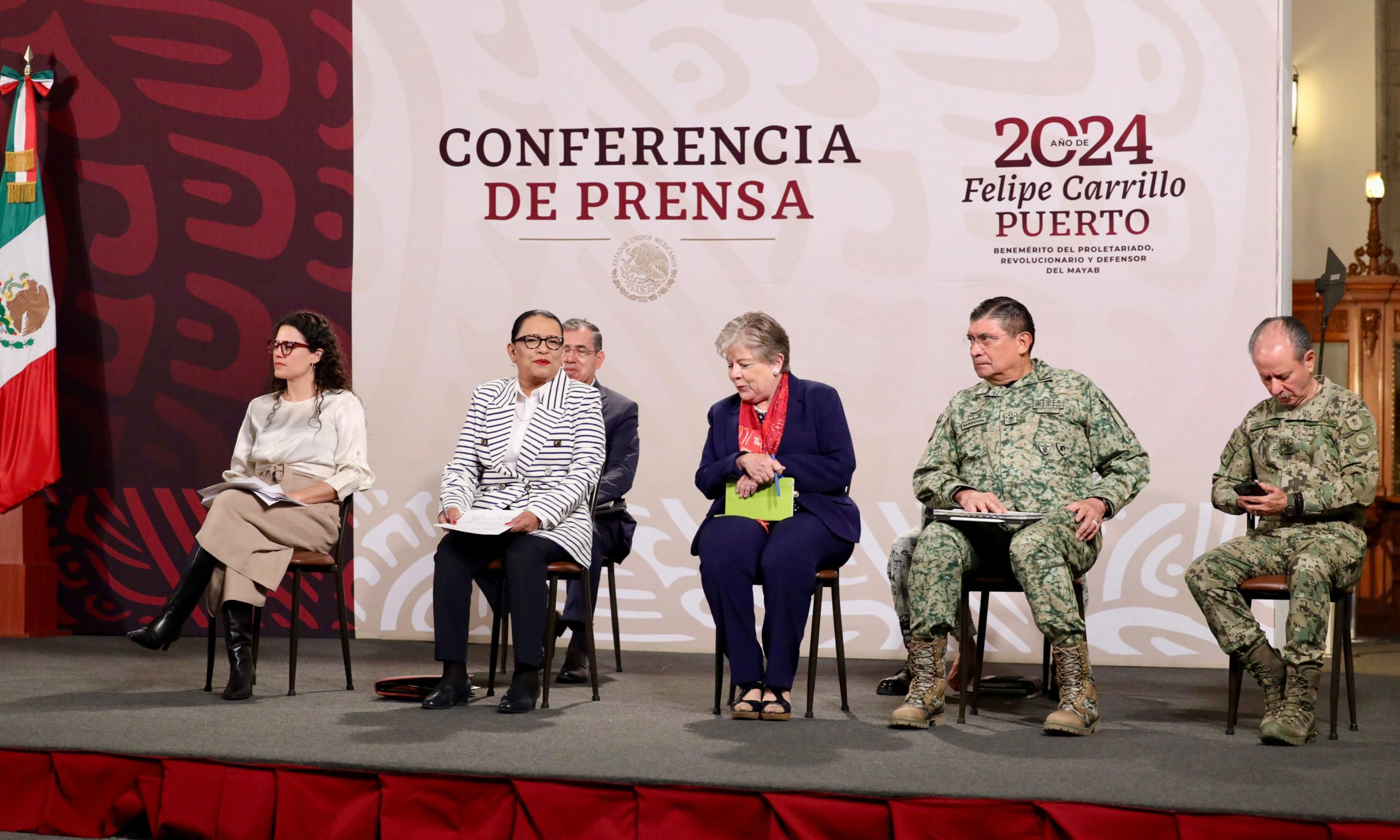 Rosa Icela Rodríguez, secretaria de Seguridad y Protección Ciudadana,