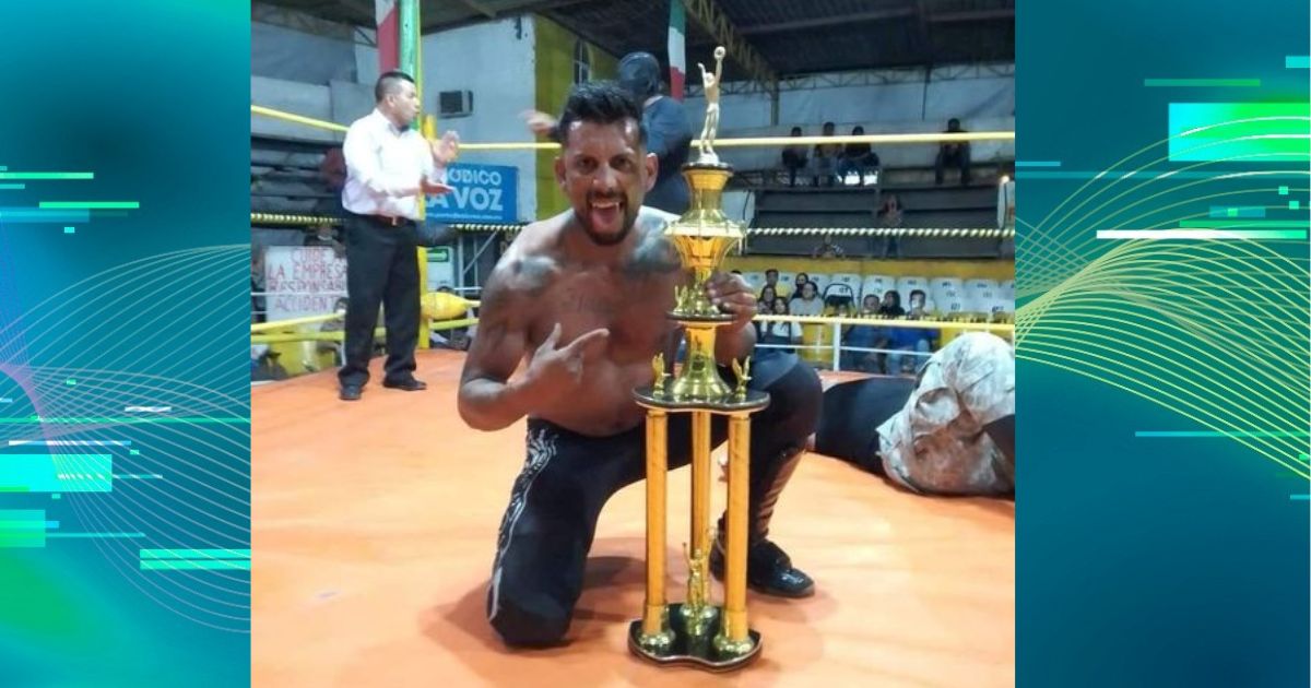 Abdel Eduardo García Medellín, luchador conocido como Black Demon