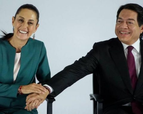 Claudia Sheinbaum y Mario Delgado