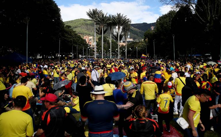 Aficionados de Colombia intentan dar portazo en la final de la Copa América