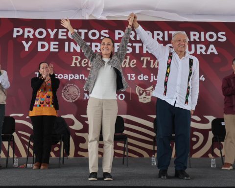 Claudia Sheinbaum y López Obrador