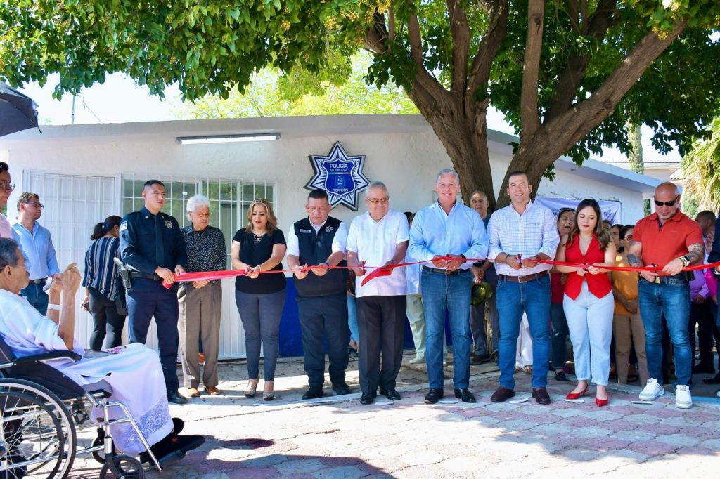 Inaugura alcalde de Torreón caseta de vigilancia