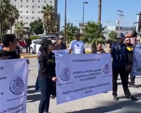 Manifestación contra reforma judicial