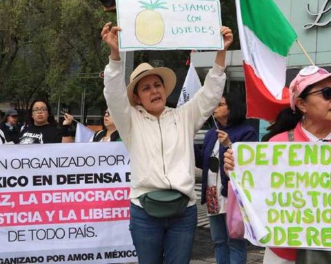 Protesta en contra de la Reforma Judicial.