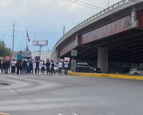 Bloqueo de trabajadores del Poder Judicial