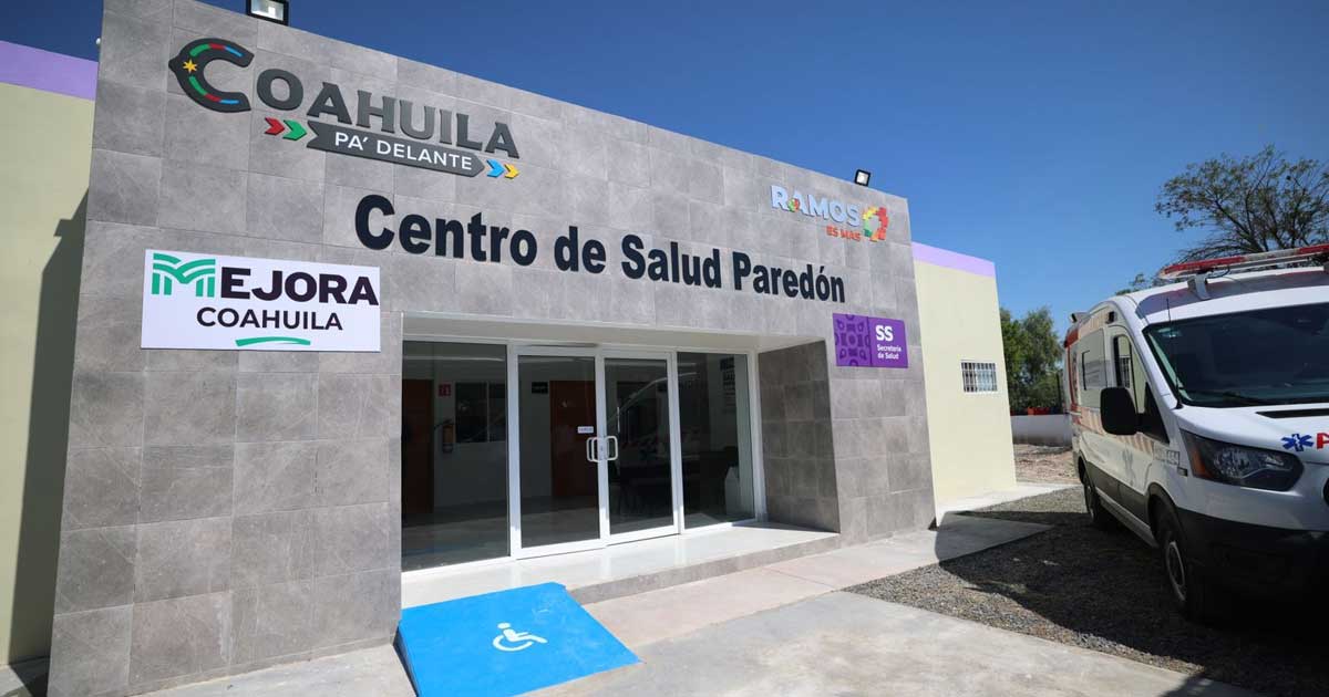 Centro de Salud Paredón en Ramos Arizpe.