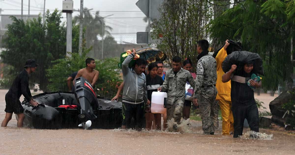 Lluvias intensas por huracán John