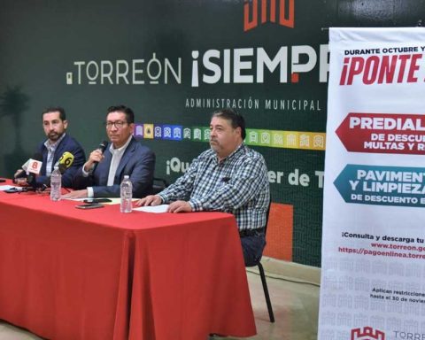 Conferencia de prensa para presentar el programa.