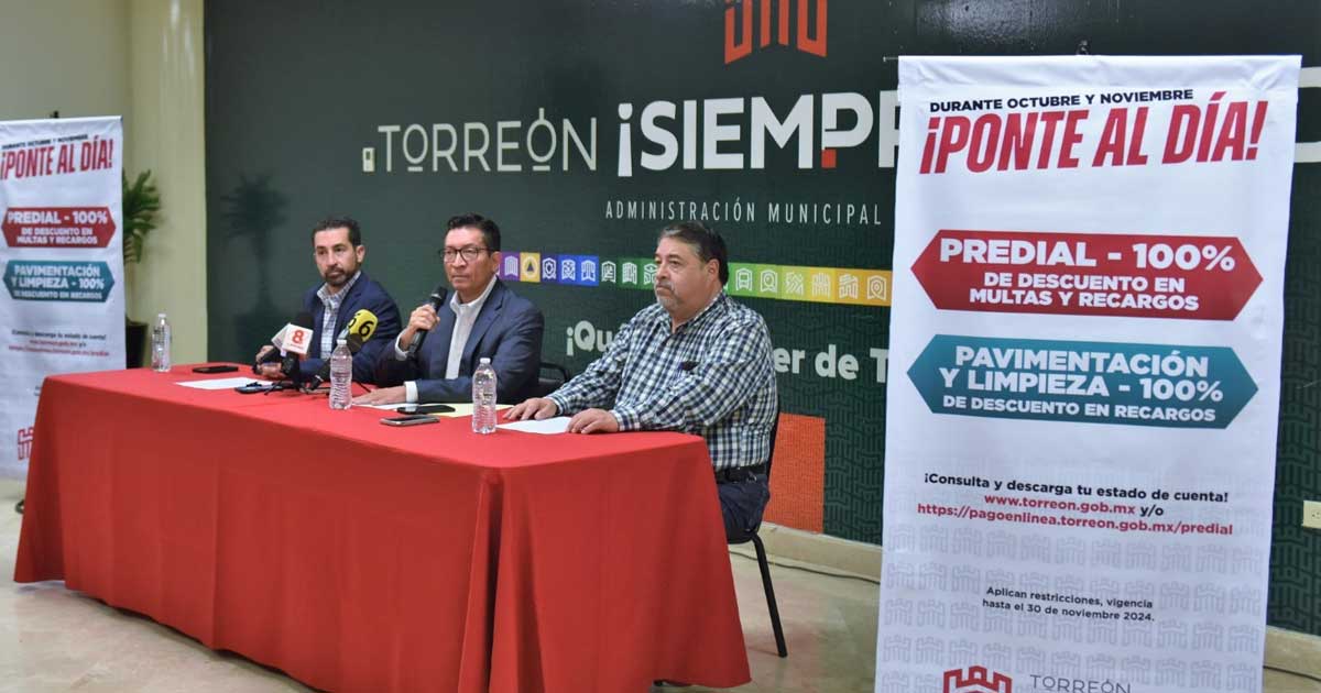 Conferencia de prensa para presentar el programa.